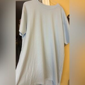New Brunette The Label BABY BLUE TEE DRESS